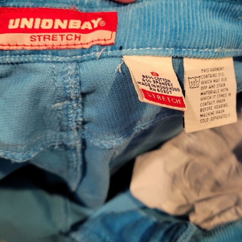 Y2K Vintage Unionbay Low Rise Corduroy Flares‎ Indie Rare Color Juniors 9 - Picture 2 of 6